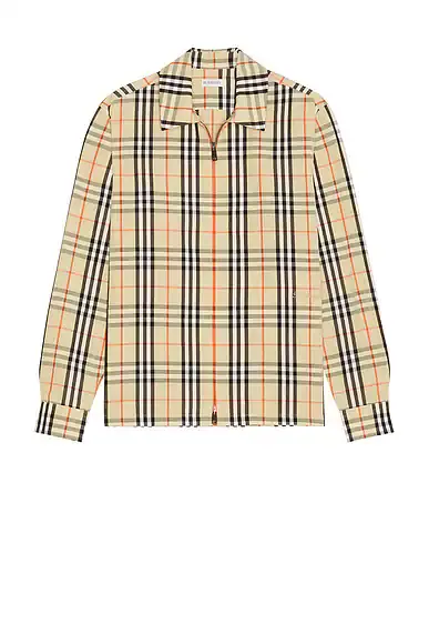 Burberry Ollie Zip Shirt | Thumbnail 5 Burberry Ollie Zip Shirt | Thumbnail 5