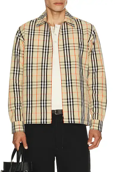 Burberry Ollie Zip Shirt | Image 1 Burberry Ollie Zip Shirt | Image 1