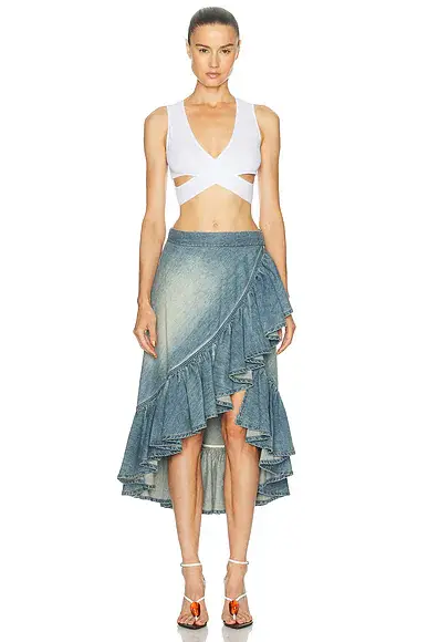Alaïa ALAΪA Wrap Top | Thumbnail 4 Alaïa ALAΪA Wrap Top | Thumbnail 4