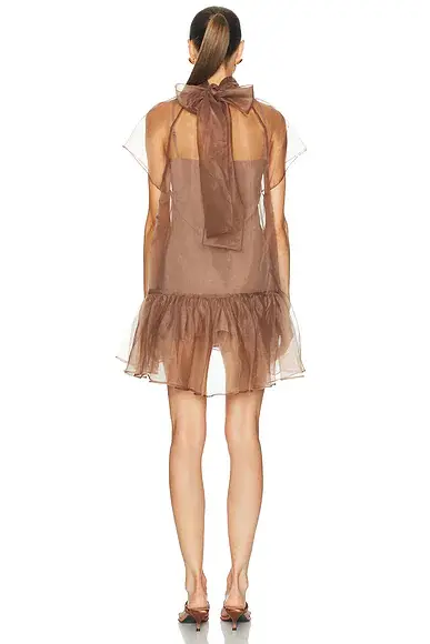 Simkhai Beaux Tiered Mini Dress | Thumbnail 3 Simkhai Beaux Tiered Mini Dress | Thumbnail 3