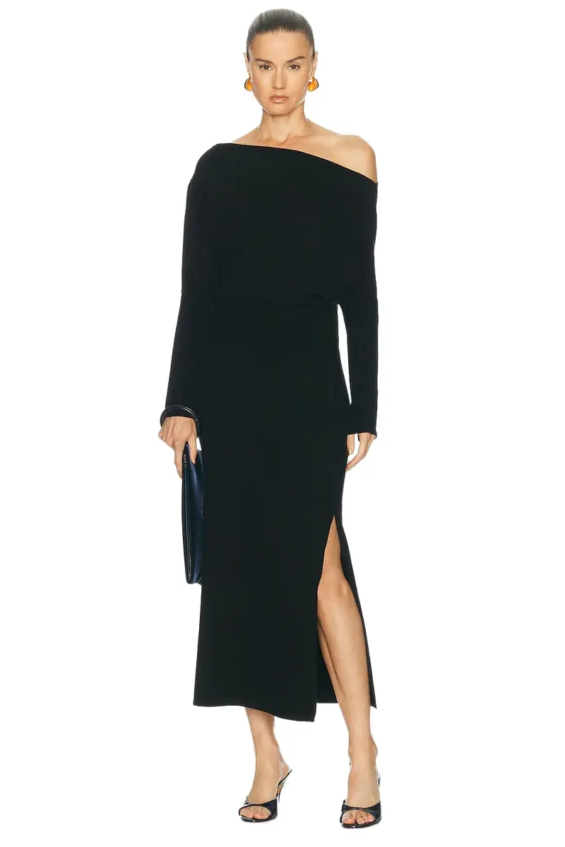 Janese Off Shoulder Midi Dress Janese Off Shoulder Midi Dress