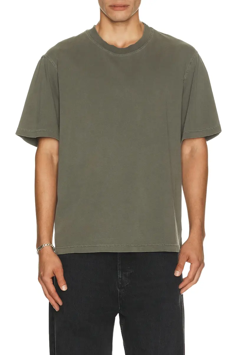 AGOLDE Asha Mock Neck Tee