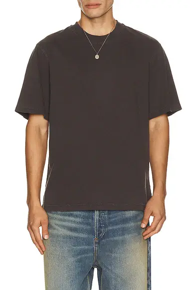 AGOLDE Asha Mock Neck Tee