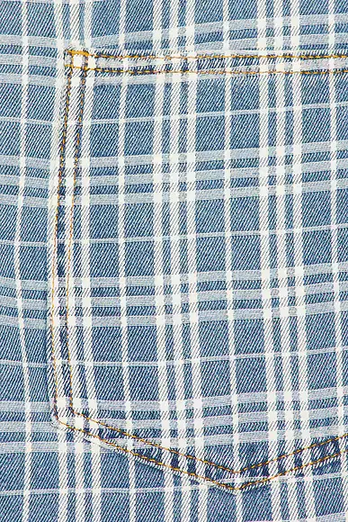 Burberry Douglas Check Denim Short | Thumbnail 5 Burberry Douglas Check Denim Short | Thumbnail 5
