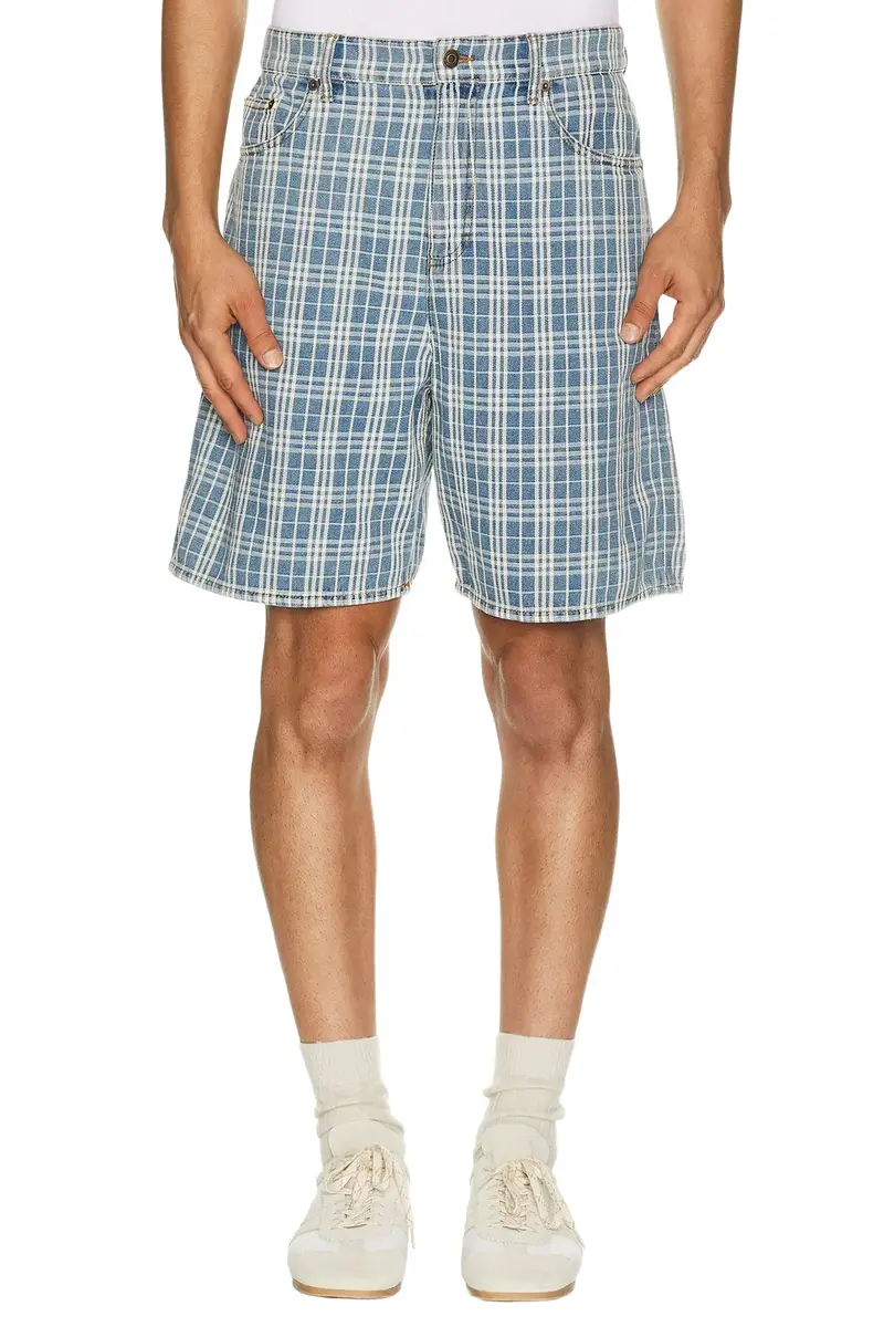 Douglas Check Denim Short Douglas Check Denim Short