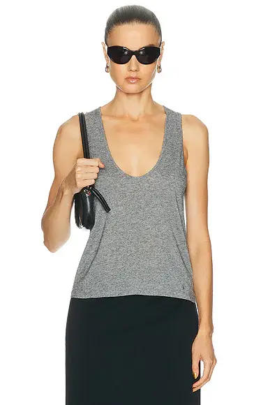 Loulou de Saison Albia U-collar Tank Top | Image 1 Loulou de Saison Albia U-collar Tank Top | Image 1