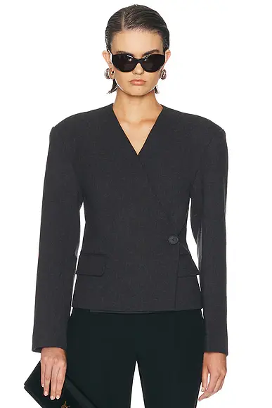 EAVES x Blake Evin Cropped Naama Blazer | Image 1 EAVES x Blake Evin Cropped Naama Blazer | Image 1