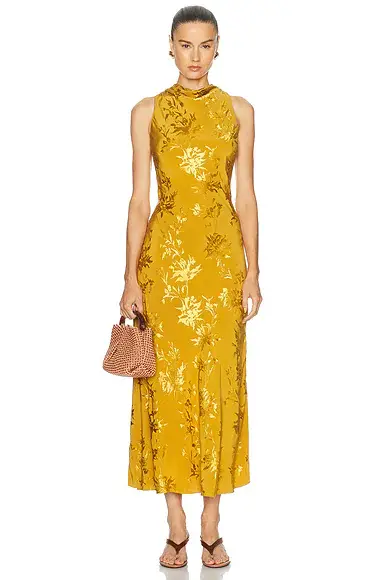 Hemant & Nandita Cowl Midi Dress | Image 1 Hemant & Nandita Cowl Midi Dress | Image 1