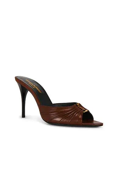 Saint Laurent Babylone Sandal Mule | Thumbnail 2 Saint Laurent Babylone Sandal Mule | Thumbnail 2
