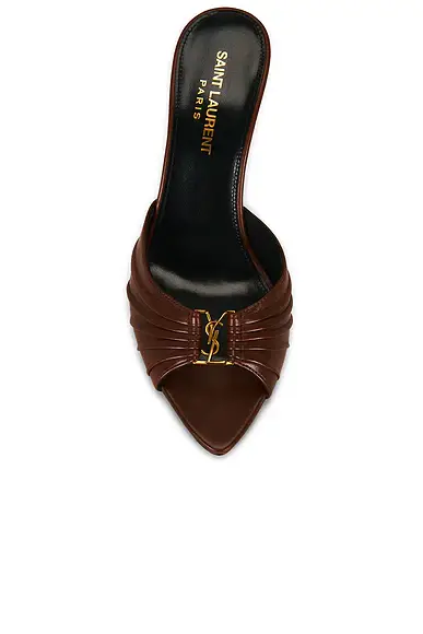 Saint Laurent Babylone Sandal Mule | Thumbnail 4 Saint Laurent Babylone Sandal Mule | Thumbnail 4