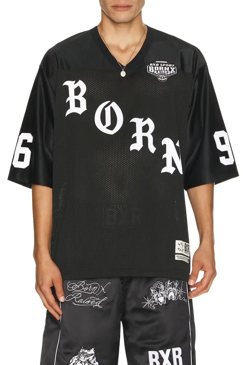 Born x Raised Paranoia Football Jersey