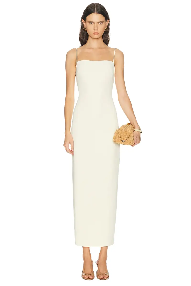 EAVES Dani Crepe Maxi Dress