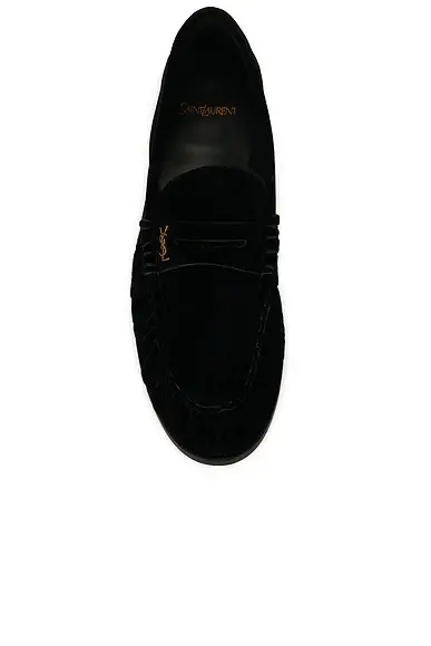 Saint Laurent Le Loafer Supple Ysl Pin | Thumbnail 4 Saint Laurent Le Loafer Supple Ysl Pin | Thumbnail 4