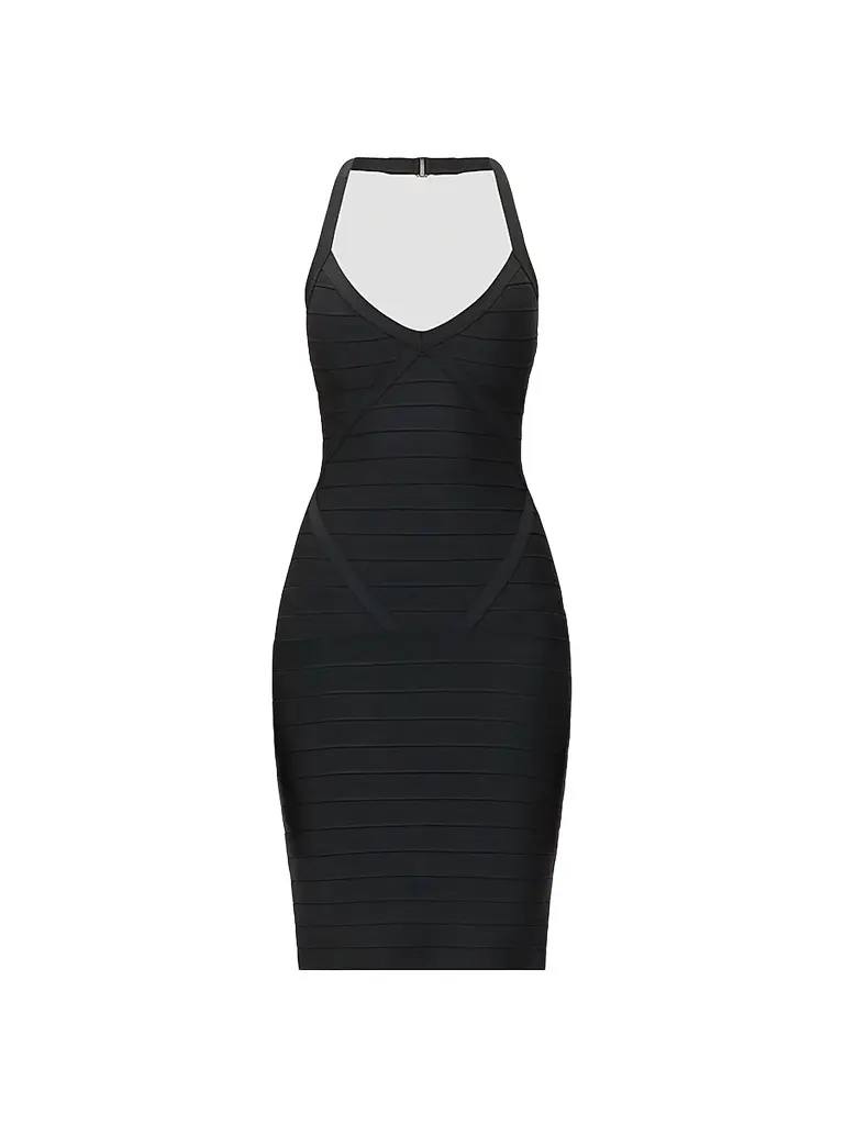Hervé Léger Women's 40th Anniversary The Opening Night Knee-Length Dress - Black | Image 1 Hervé Léger Women's 40th Anniversary The Opening Night Knee-Length Dress - Black | Image 1