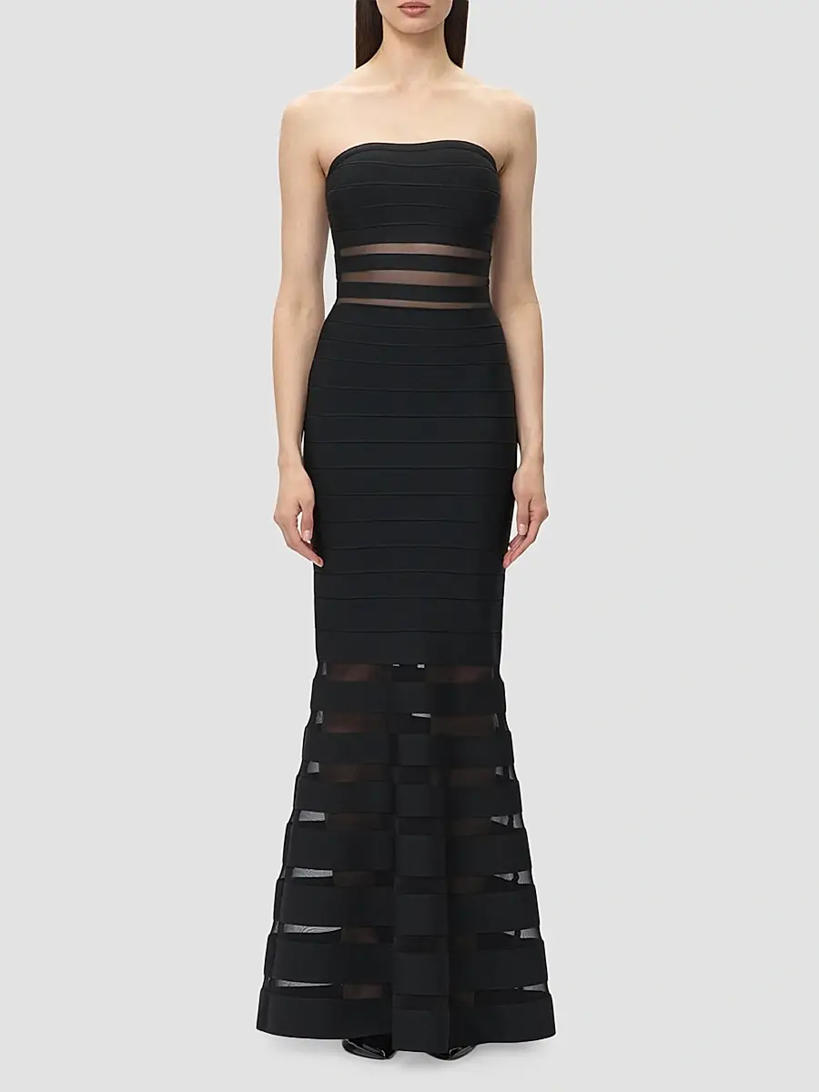 Hervé Léger Women's The Kate Strapless Gown | Thumbnail 2