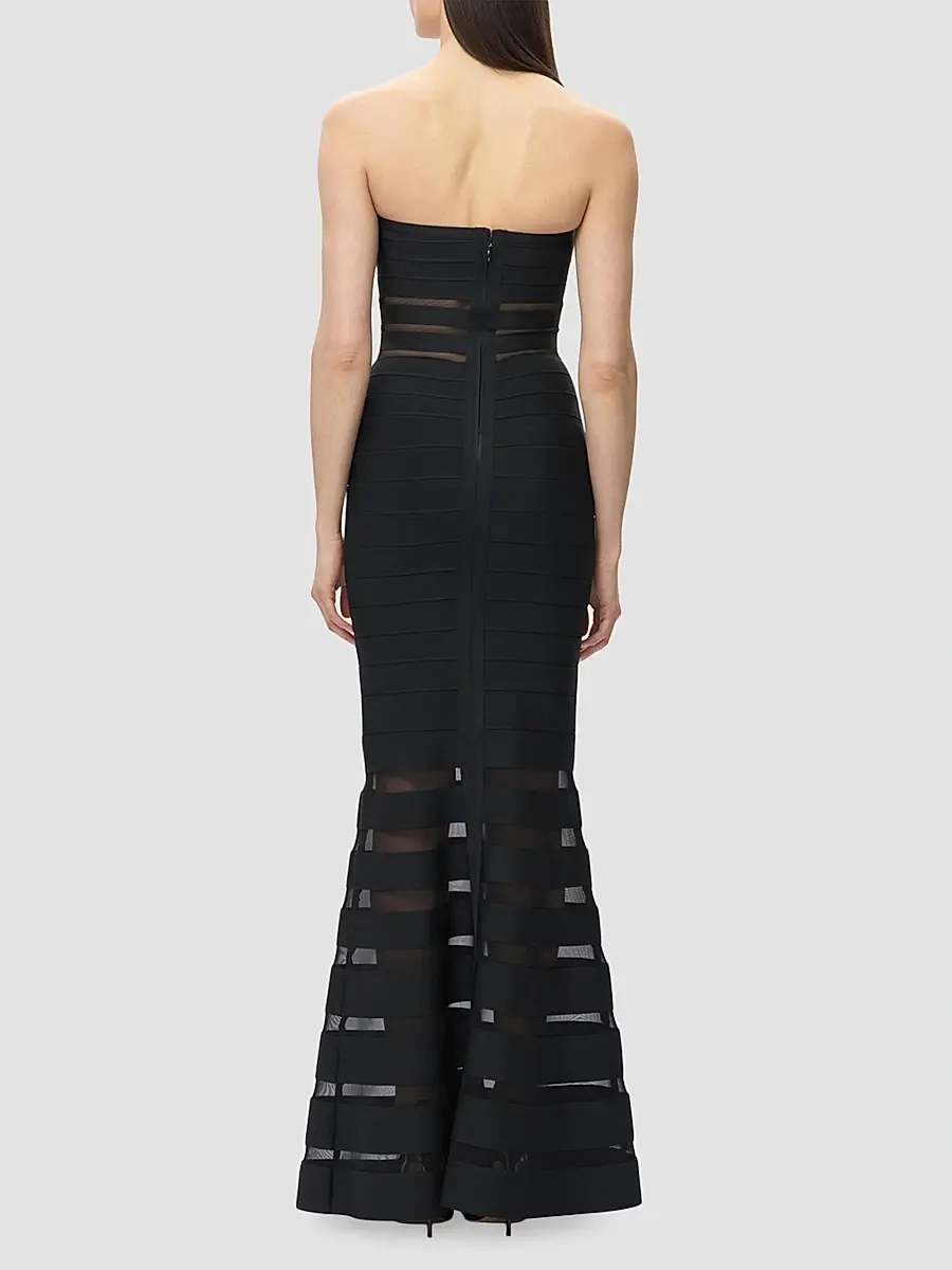 Hervé Léger Women's The Kate Strapless Gown | Thumbnail 3