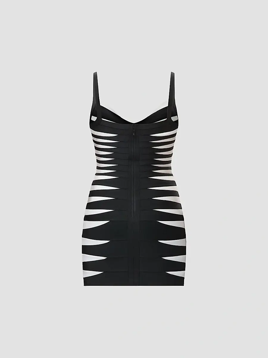 Hervé Léger Women's The Tara Mini Dress | Thumbnail 7