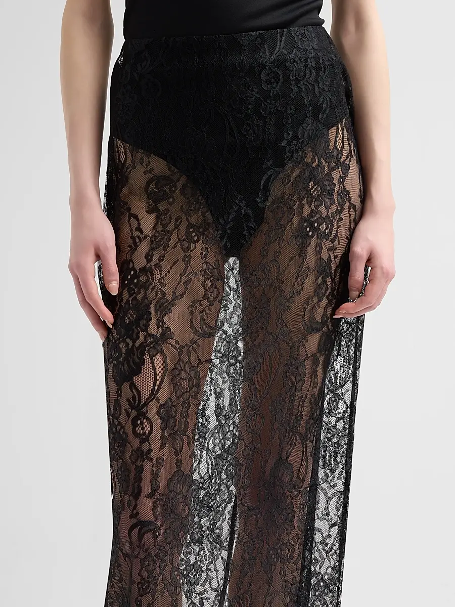 L'Agence Women's Raymonde Lace Maxi Skirt | Thumbnail 5 L'Agence Women's Raymonde Lace Maxi Skirt | Thumbnail 5