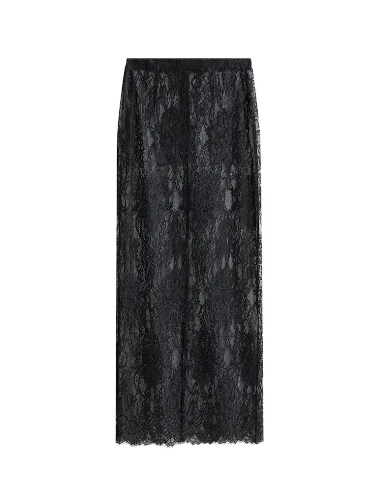 L'Agence Women's Raymonde Lace Maxi Skirt
