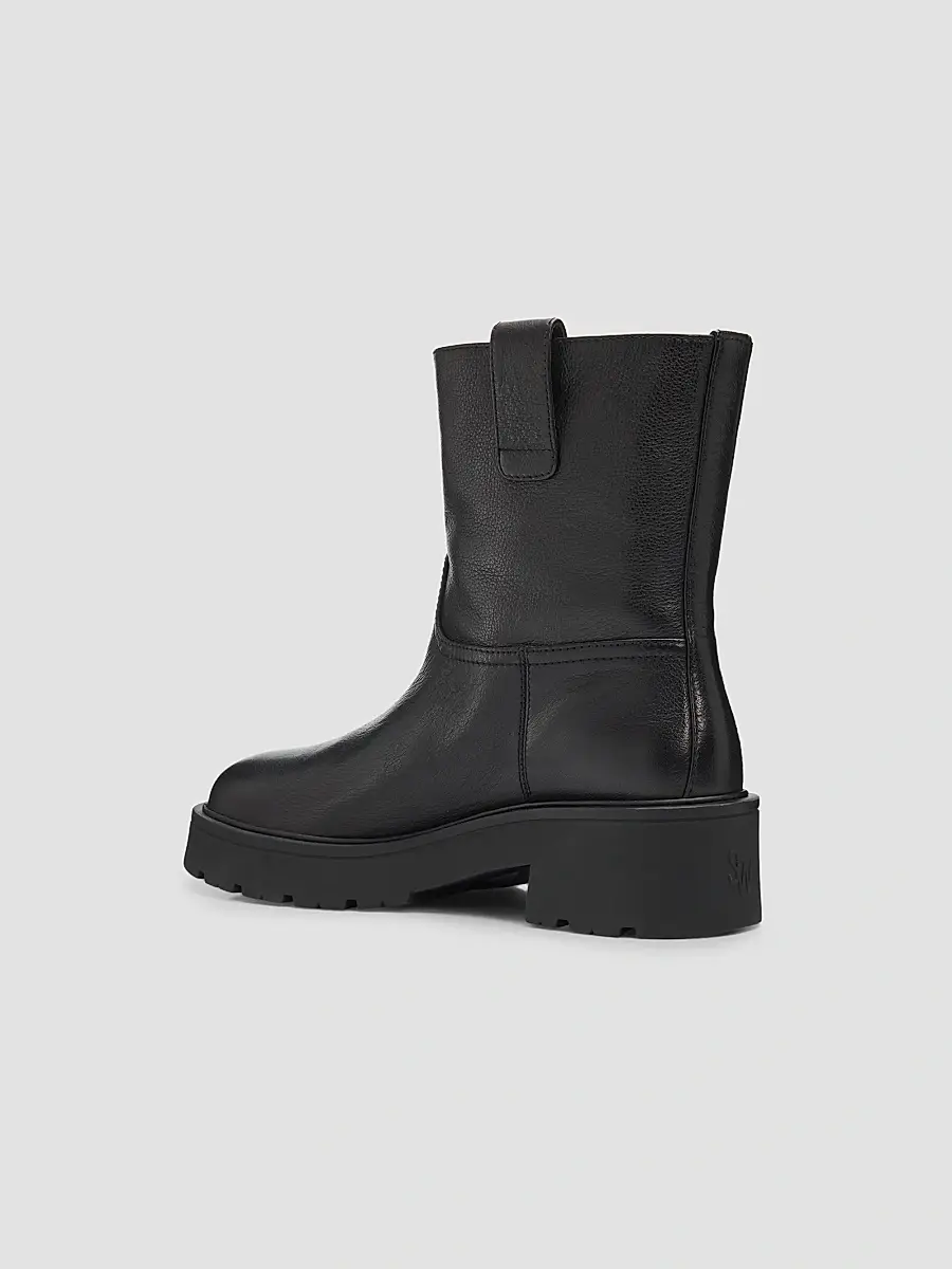 Stuart Weitzman Women's Ren Leather Lug Sole Boots | Thumbnail 4