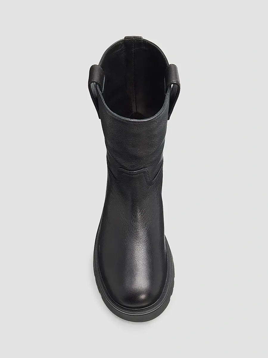 Stuart Weitzman Women's Ren Leather Lug Sole Boots | Thumbnail 6