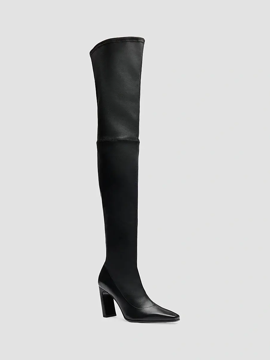 Stuart Weitzman Women's Ultrastassi 85MM Leather Over-The-Knee Boots | Thumbnail 2 Stuart Weitzman Women's Ultrastassi 85MM Leather Over-The-Knee Boots | Thumbnail 2