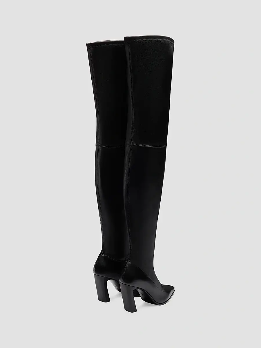 Stuart Weitzman Women's Ultrastassi 85MM Leather Over-The-Knee Boots | Thumbnail 3 Stuart Weitzman Women's Ultrastassi 85MM Leather Over-The-Knee Boots | Thumbnail 3