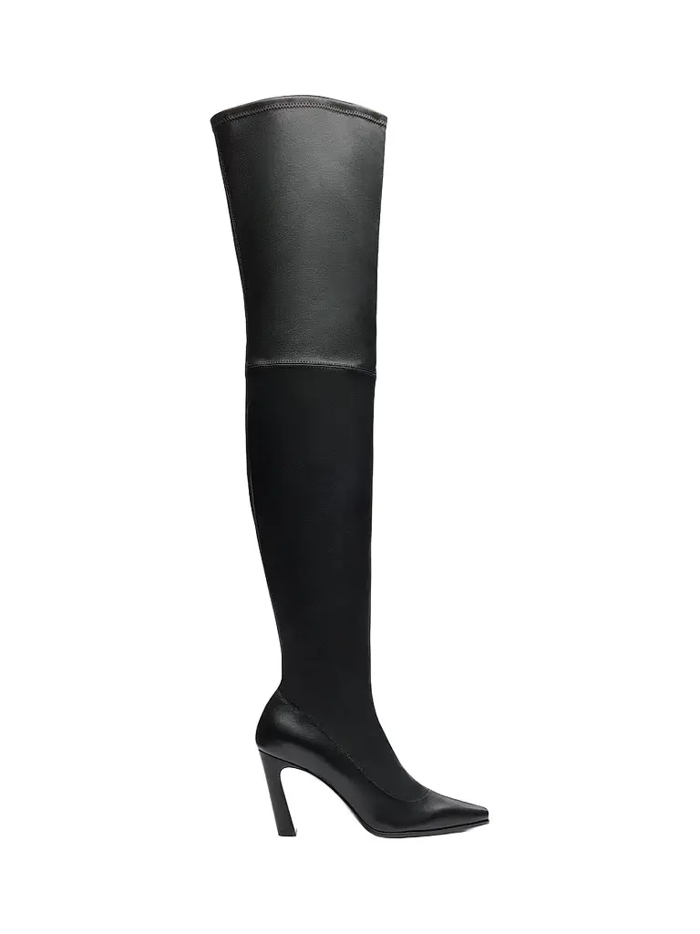Stuart Weitzman Women's Ultrastassi 85MM Leather Over-The-Knee Boots