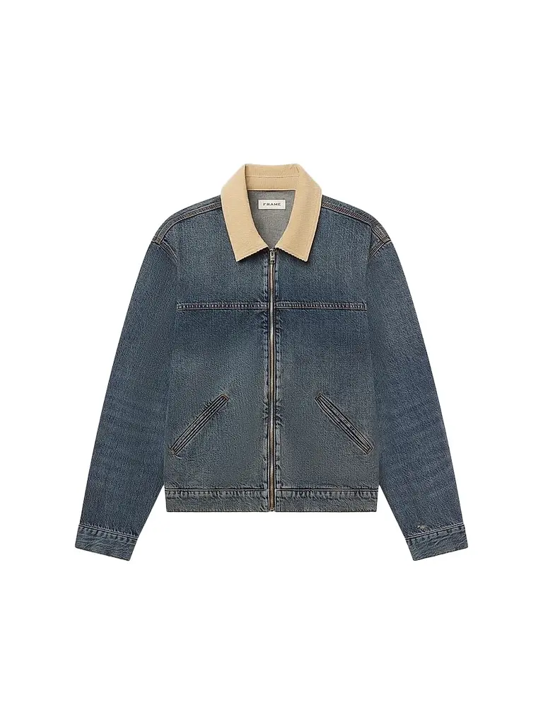 Frame Men's Denim Zip-Front Trucker Jacket