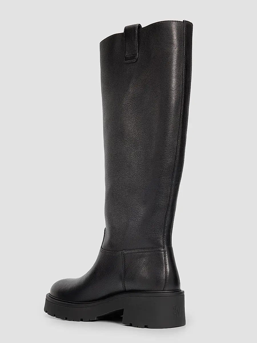 Stuart Weitzman Women's Ren Knee-High Lug Sole Leather Boots | Thumbnail 4 Stuart Weitzman Women's Ren Knee-High Lug Sole Leather Boots | Thumbnail 4