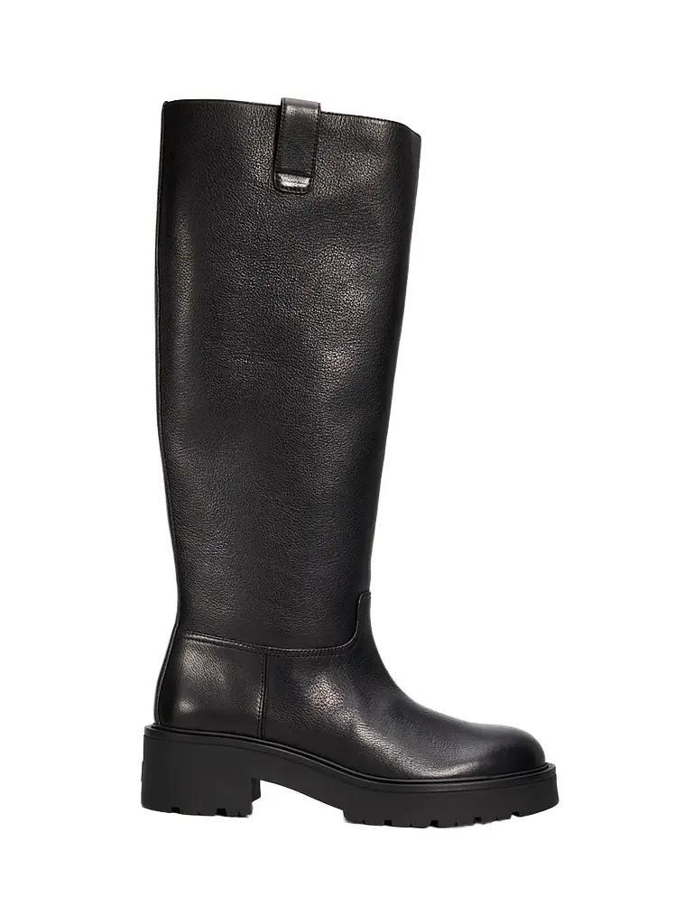 Women's Ren Knee-High Lug Sole Leather Boots Women's Ren Knee-High Lug Sole Leather Boots
