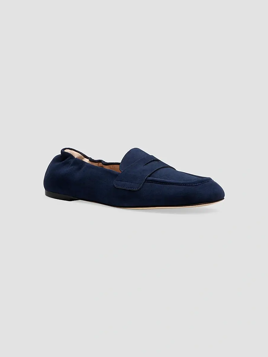 Stuart Weitzman Women's Bryant Elasticized-Back Suede Loafers | Thumbnail 2 Stuart Weitzman Women's Bryant Elasticized-Back Suede Loafers | Thumbnail 2