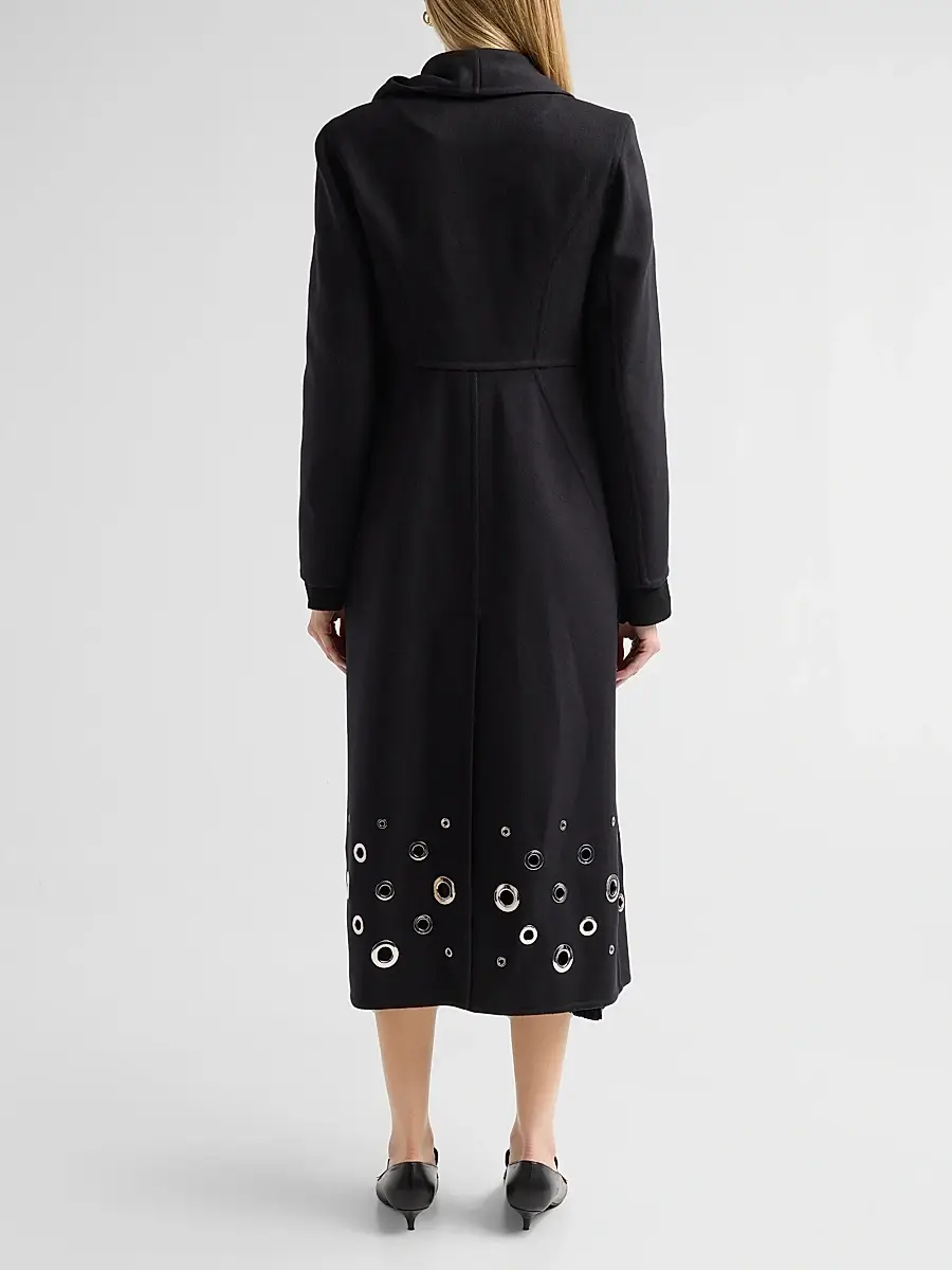 Proenza Schouler Women's Alix Compact Melton Wool Coat | Thumbnail 3 Proenza Schouler Women's Alix Compact Melton Wool Coat | Thumbnail 3