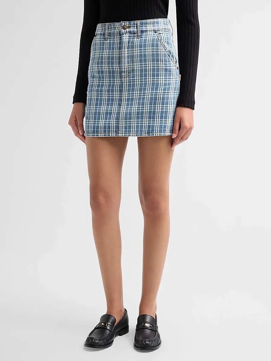 Burberry Women's Norcross Denim Mini Skirt | Thumbnail 4 Burberry Women's Norcross Denim Mini Skirt | Thumbnail 4