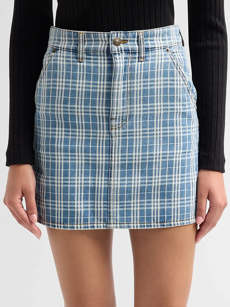Burberry Women's Norcross Denim Mini Skirt | Thumbnail 5 Burberry Women's Norcross Denim Mini Skirt | Thumbnail 5