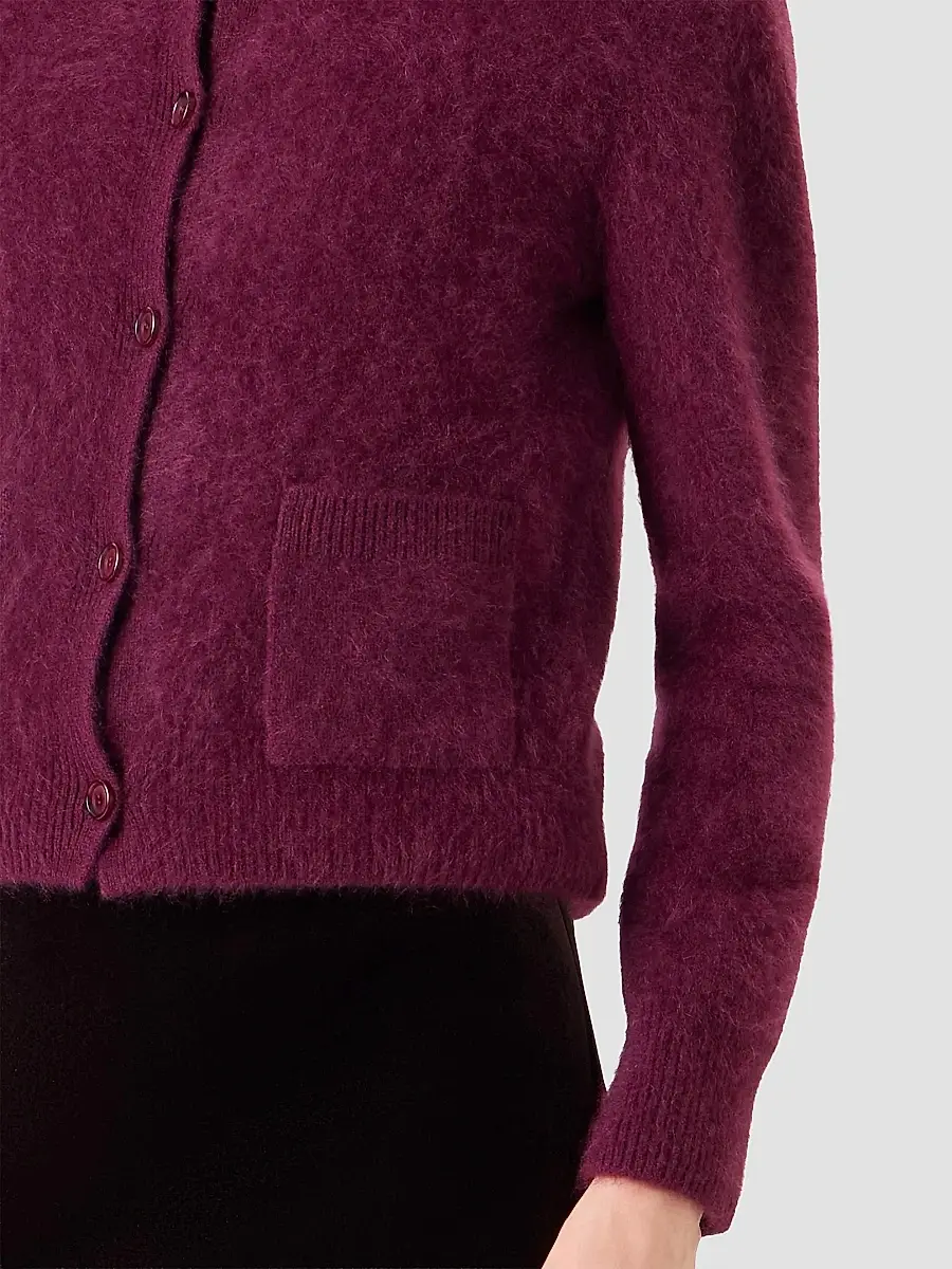 Akris Women's Cloud Brushed Cashmere Cardigan | Thumbnail 4 Akris Women's Cloud Brushed Cashmere Cardigan | Thumbnail 4
