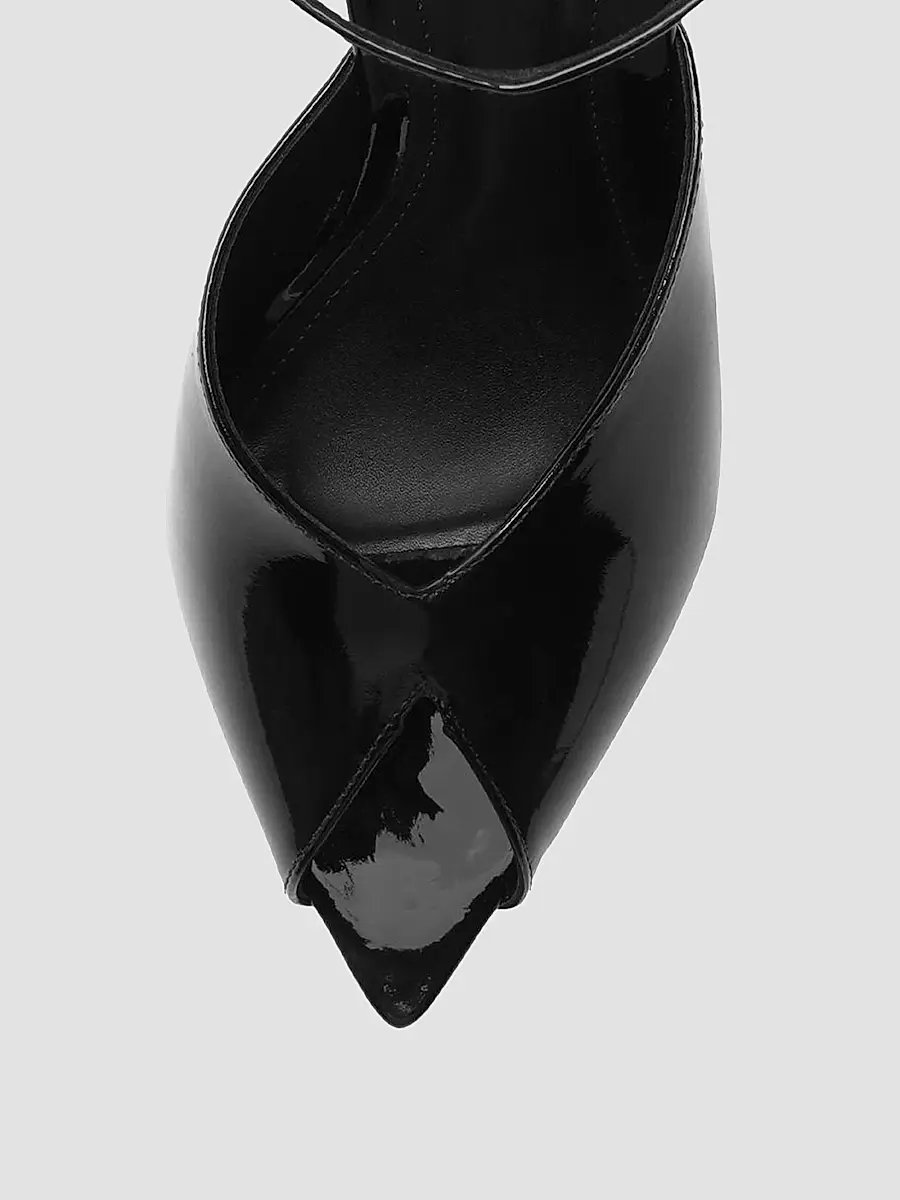 Schutz Women's Ingrid 100MM Patent Leather D'Orsay Sandals | Thumbnail 5 Schutz Women's Ingrid 100MM Patent Leather D'Orsay Sandals | Thumbnail 5
