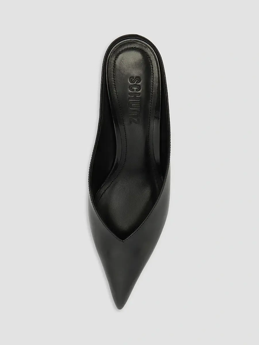 Schutz Women's Siena 65MM Leather Mules | Thumbnail 4 Schutz Women's Siena 65MM Leather Mules | Thumbnail 4