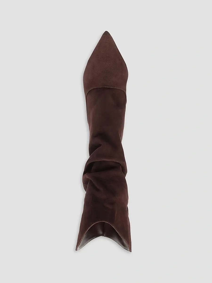 Schutz Women's Maryana Slouch 85MM Suede Boots | Thumbnail 4