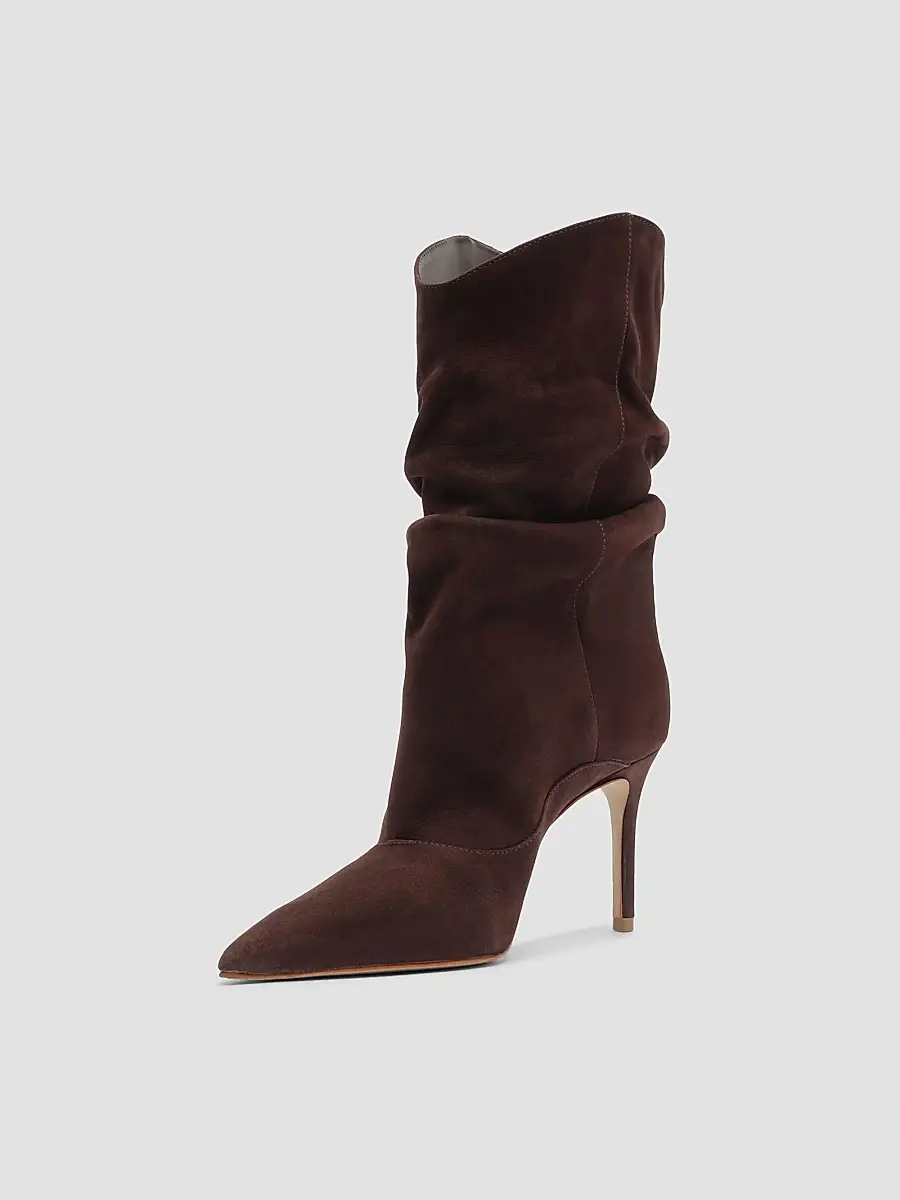 Schutz Women's Maryana Slouch 85MM Suede Boots | Thumbnail 8