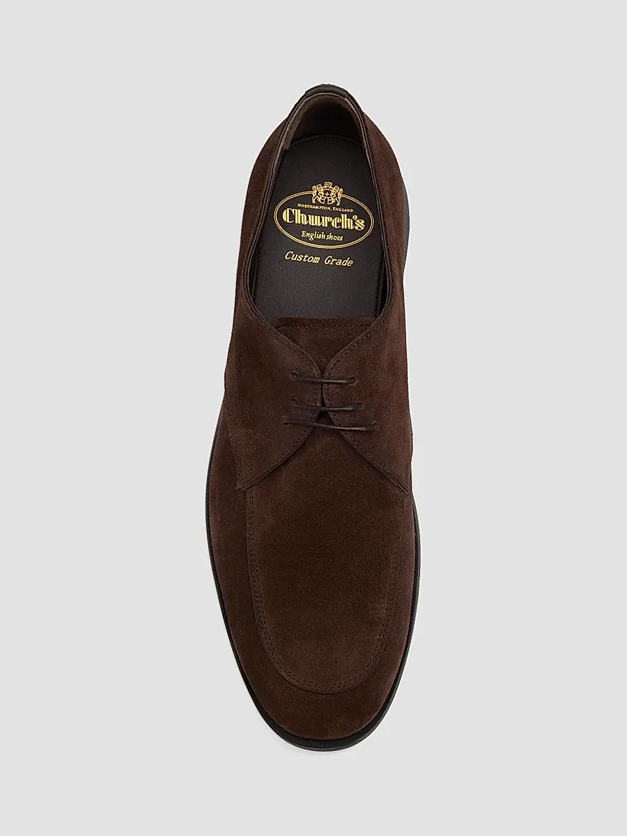Church's Men's Salford Suede Derby Shoes | Thumbnail 3