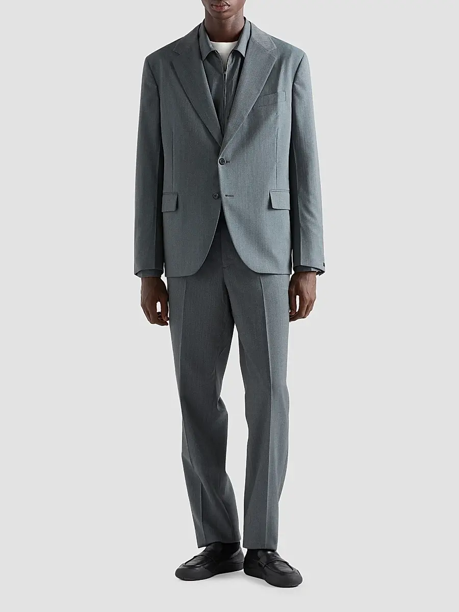 Prada Men's Wool Pants | Thumbnail 2 Prada Men's Wool Pants | Thumbnail 2