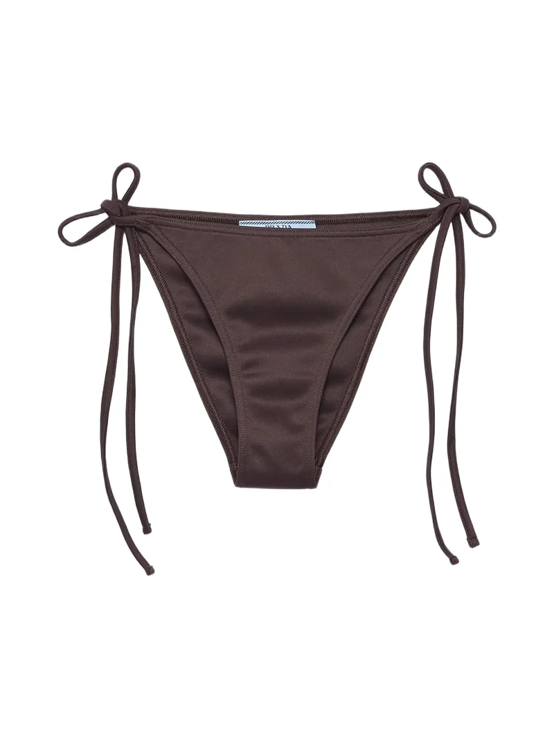 Prada Women's Interlock Knit Bikini Bottom | Thumbnail 1 Prada Women's Interlock Knit Bikini Bottom | Thumbnail 1