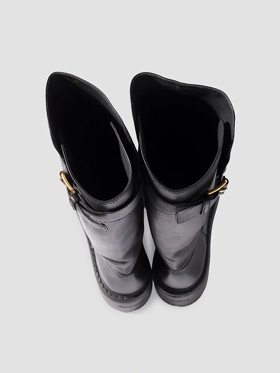Miu Miu Women's Leather Boots | Thumbnail 3