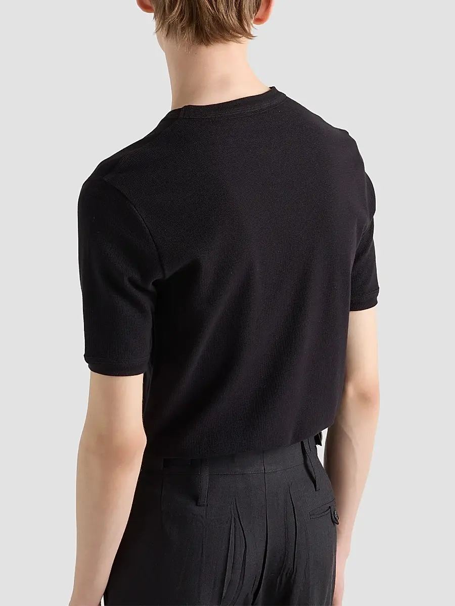 Prada Men's Cotton T-Shirt | Thumbnail 4