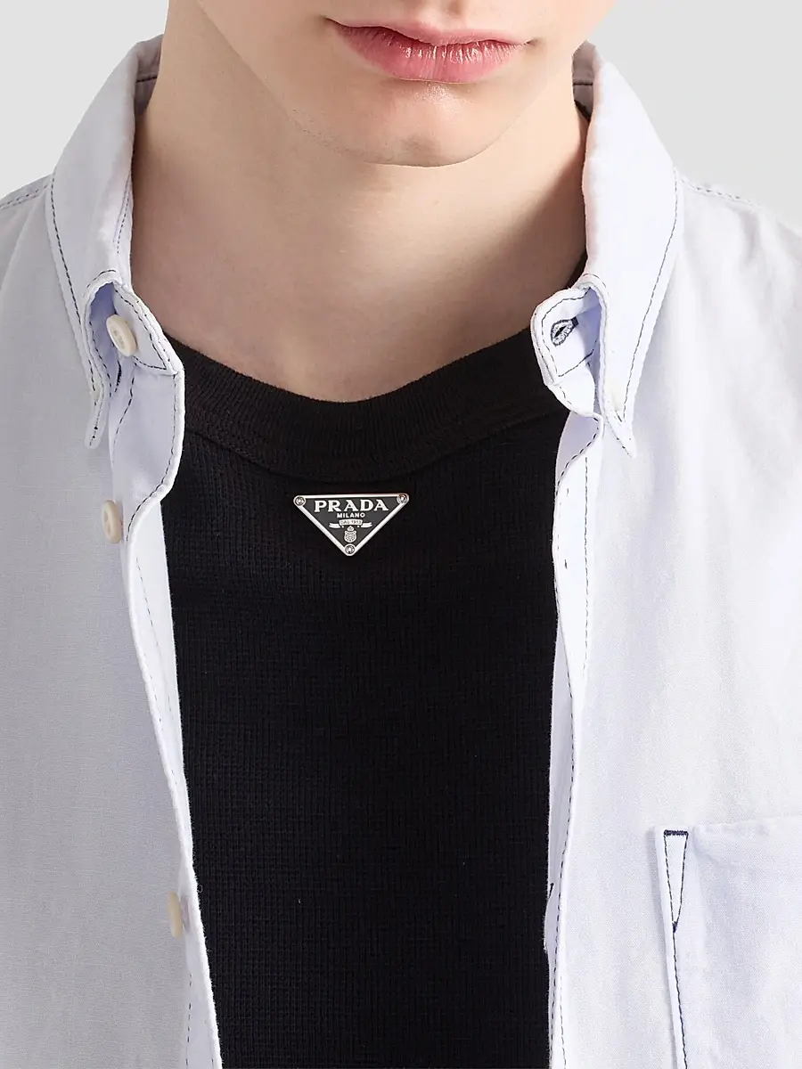 Prada Men's Cotton T-Shirt | Thumbnail 5