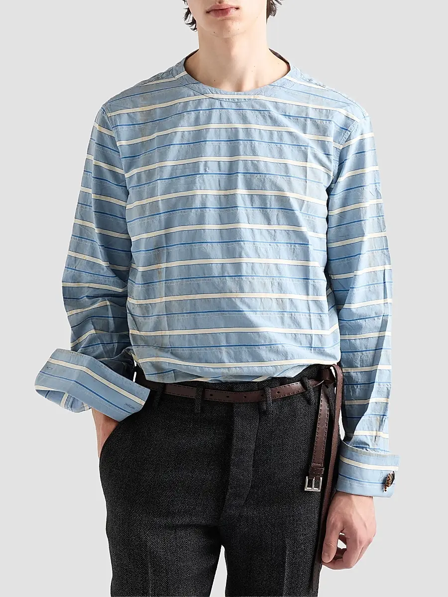 Prada Men's Cotton Shirt | Thumbnail 3 Prada Men's Cotton Shirt | Thumbnail 3
