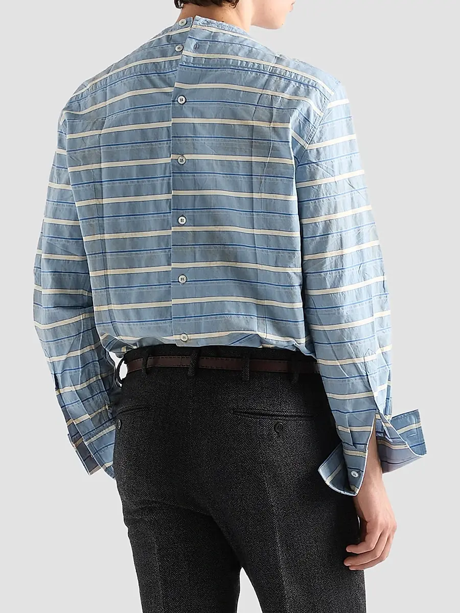 Prada Men's Cotton Shirt | Thumbnail 4 Prada Men's Cotton Shirt | Thumbnail 4