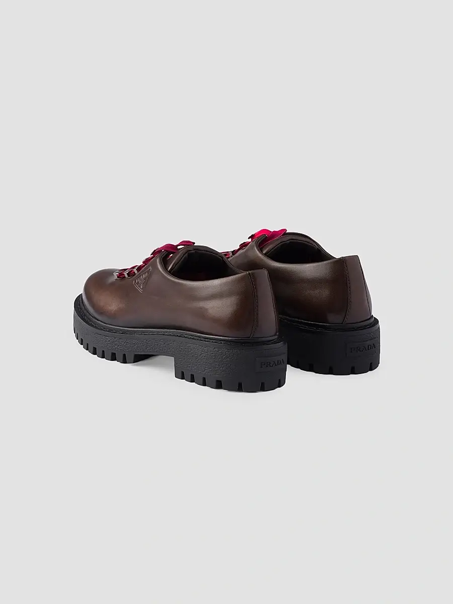 Prada Women's Leather Lace-Up Shoes | Thumbnail 3 Prada Women's Leather Lace-Up Shoes | Thumbnail 3