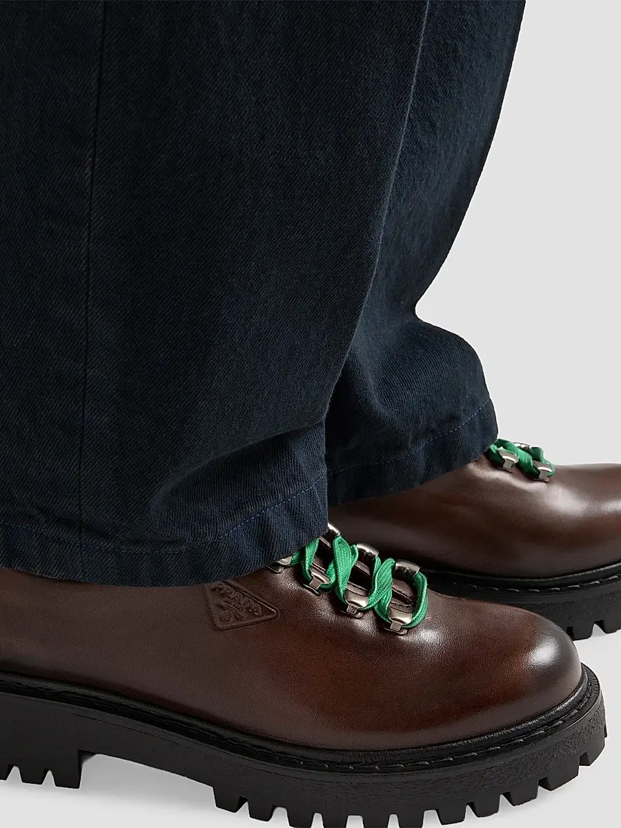 Prada Women's Leather Lace-Up Shoes | Thumbnail 6 Prada Women's Leather Lace-Up Shoes | Thumbnail 6